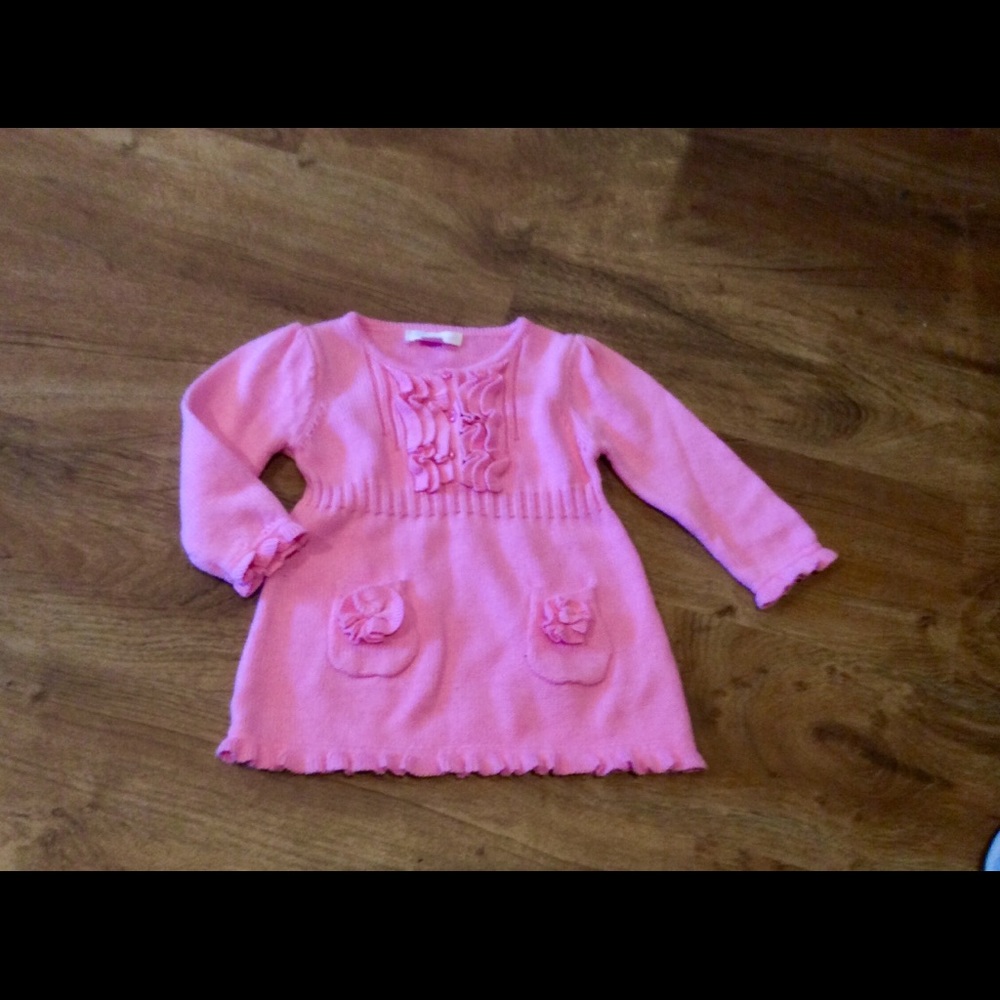 Dress: pink 0-3 month